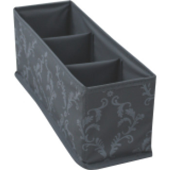 PEVA folding storage box with 3 compartments/ storage box/ PEVA storage box