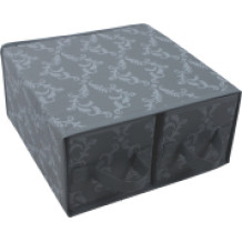 PEVA folding storage box with 2 drawers