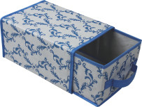 Foldable Non-woven folding storage box with 1 drawers