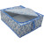 Folding storage frame box with handle, one zipper on the top/ folding storage box