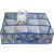 Non-woven folding storage box with 12 compartments