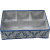 Non-woven folding storage box with 4 compartments