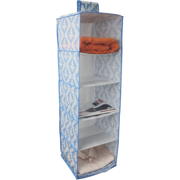 Nonwoven Hanging Shoes Organizer with 5 Compartments