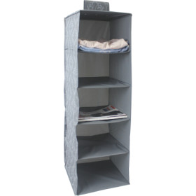 PEVA Hanging Shoes Organizer with 5 Compartments