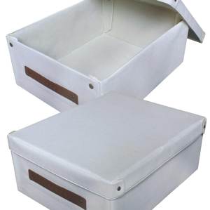 Wholesale Hot-pressed storage box Non-woven storage box