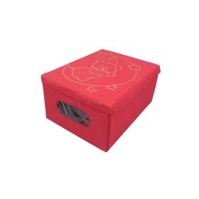 Custom design hot-pressed storage box non-woven storage box