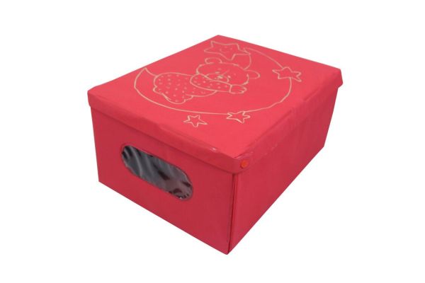 Custom design hot-pressed storage box non-woven storage box