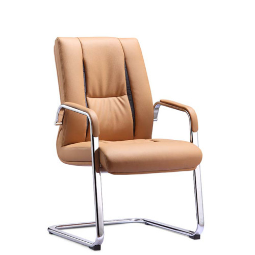 Modern multicolor  PU Meeting Room Office Visitor Chairs with Arms leather furniture