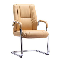 Modern multicolor PU Meeting Room Office Visitor Chairs with Arms leather furniture