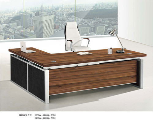 High Quality L-shaped Wooden Office Executive Desk(YF-D1009H)