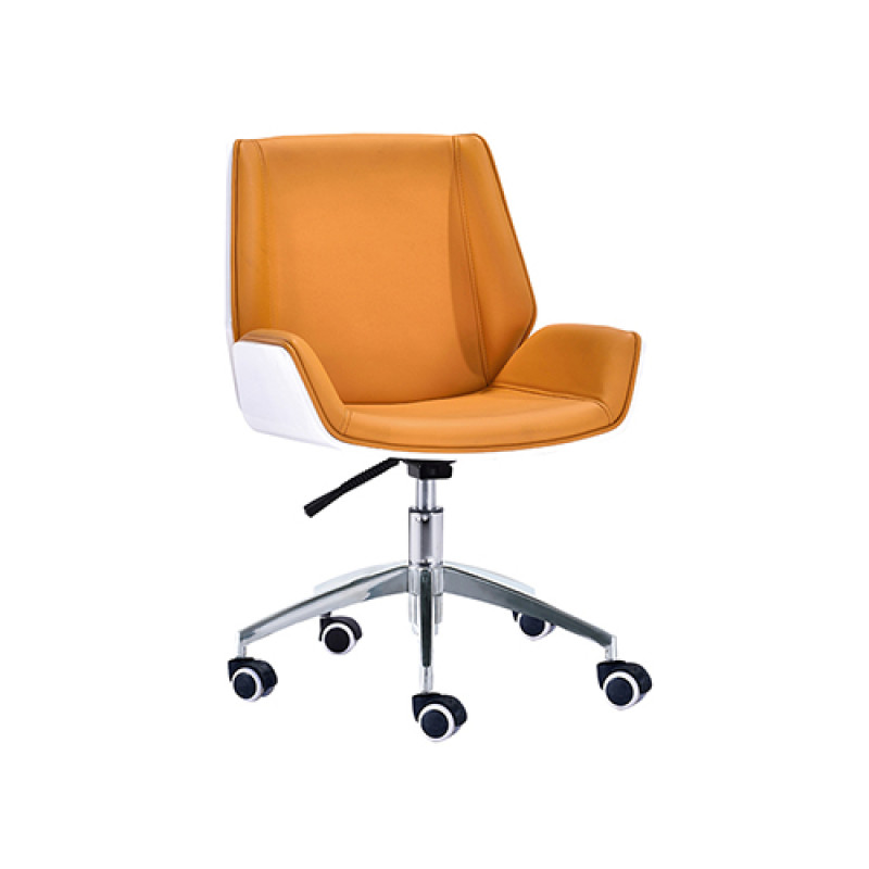 Mid Back Adjustable Rotatable Leather&PU Office Executive Chair (YF-D-001-1)