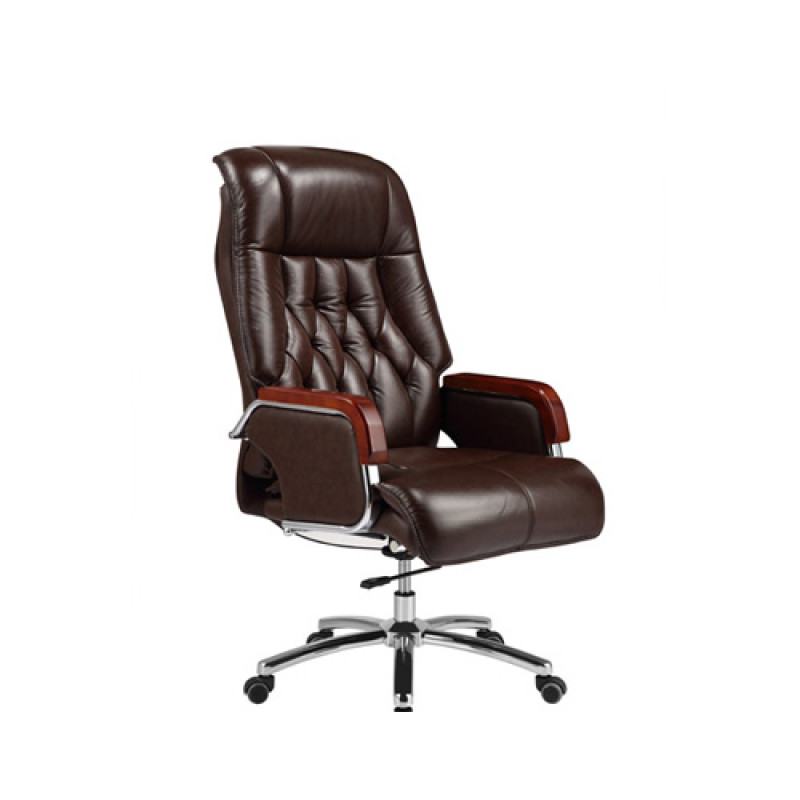 Wholesale High-back Leather Office Executive Swivel Chair(YF-9563)