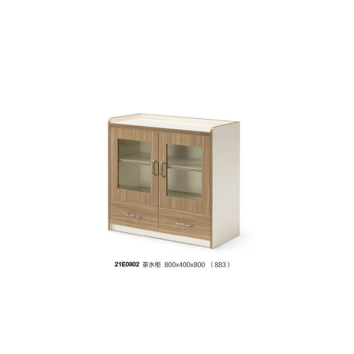 Office file cabinet with double door,2 drawers,with handle,tea tank(YF-21E0802)