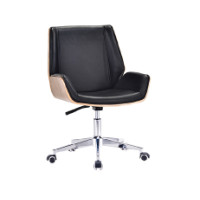 Mid Back Adjustable Rotatable Leather&PU Office Executive Chair (YF-D-001-1)