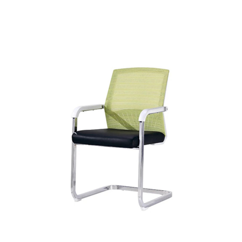 Wholesale Middle Back Mesh Office Visitor Chair With Chrome Base(YF-A094 Green)