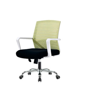 Wholesale task chair with plastic amrest, chrome base(YF-094)