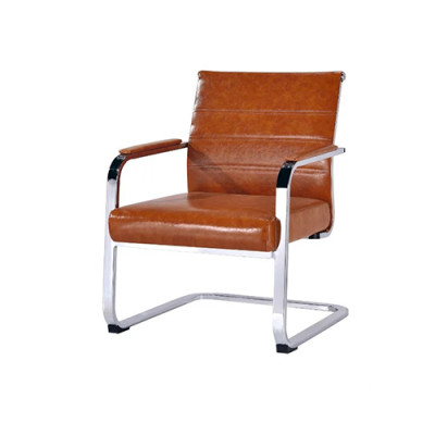 Wholesale mid-back leather office visitor chair(YF-F01 PU)