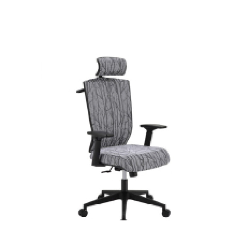 Wholesale office task chair with PP back frame, chrome base and armrest(YF-5603A)