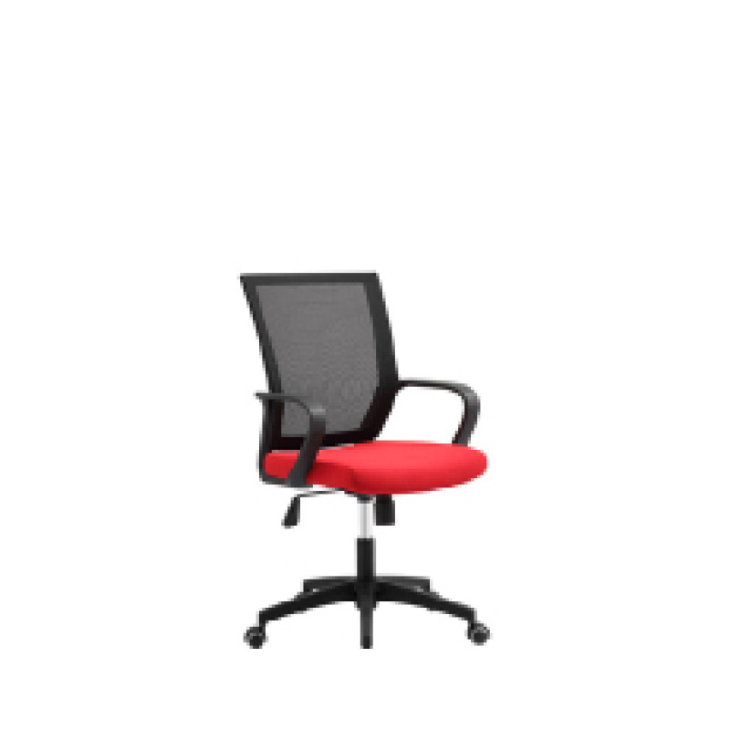 Wholesale mesh office chair with PP back frame and armrest, nylon base(YF-5575)