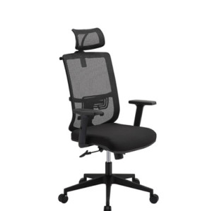 Mesh office chair with nylon back frame and nylon soft PU height adjustable armrest(YF-5592A)