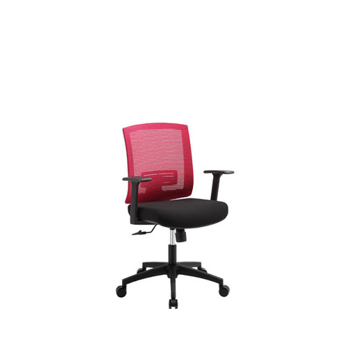 Mid-back mesh office chair with PP back frame and armrest, nylon base(YF-5595)