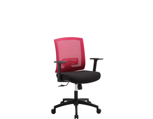 Mid-back mesh office chair with PP back frame and armrest, nylon base(YF-5595)
