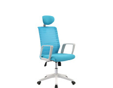Office task chair with PP back frame and armrest, nylon base, butterfly mechanism(YF-5604A)