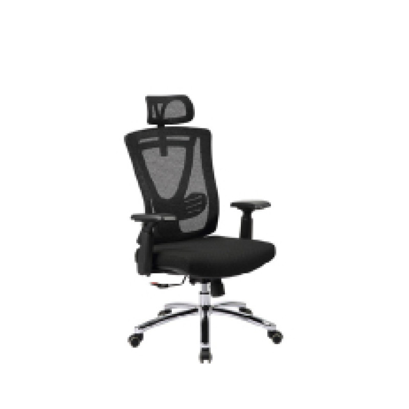 Ergonomic office mesh chair with armrest and headrest, height adjustable armrest(YF-5607A)
