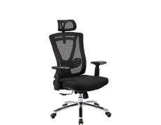 Ergonomic office mesh chair with armrest and headrest, height adjustable armrest(YF-5607A)
