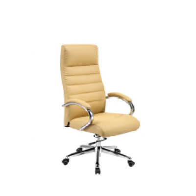 Wholesale PU Ergonomic Office Chair, Chrome Armrest and Base(YF-8599)
