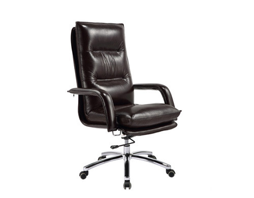 Wholesale Double colored geniun leather swivel chair(9585)