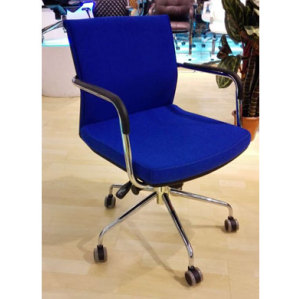 Wholesale mesh office task chair with armrests and aluminum base(YF-153C)