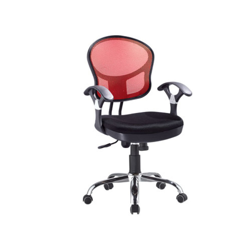 Mid-Back office Mesh Chair with Aluminum Base and PP Armrest(YF-378)
