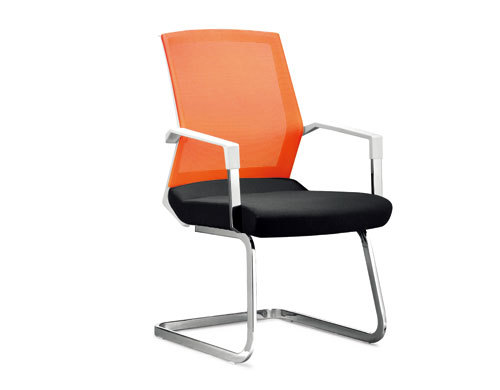 Wholesale Mesh office chair with plastic frame and chrome base(YF-2607B)