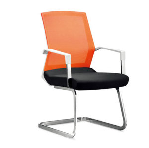 Wholesale Mesh office chair with plastic frame and chrome base(YF-2607B)