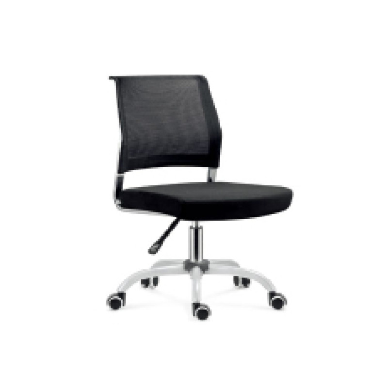 Wholesale mesh office task chair with chrome base and without armrests(YF-5617-1)
