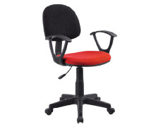 Wholesale mesh office task chair with Nylon base and armrests(YF-D008)