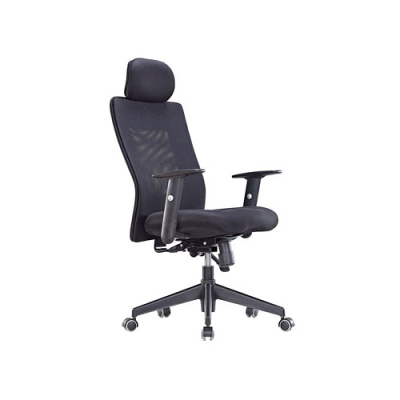 Wholesale Mesh Office Chair, Made of Pu Caster, Nylon Feet and Adjustable PU T-armrest(YF-5055A)