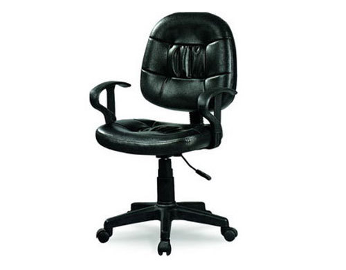 Wholesale leather swivel office chair with armrests(YF-040)