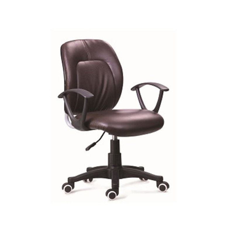 Wholesale leather swivel chair with armrests(YF-051)