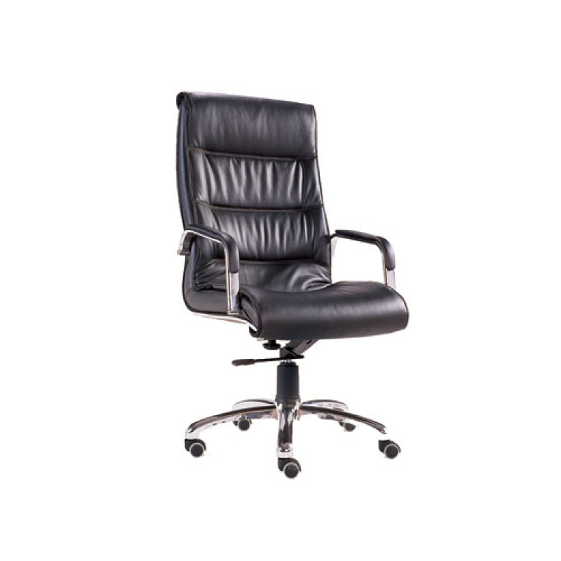 Wholesale Leather Swivel Chair With Armrests and Aluminum alloy Frame(YF-206A)