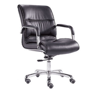 Wholesale Leather Swivel Chair With Armrests and Aluminum alloy Frame(YF-206A)