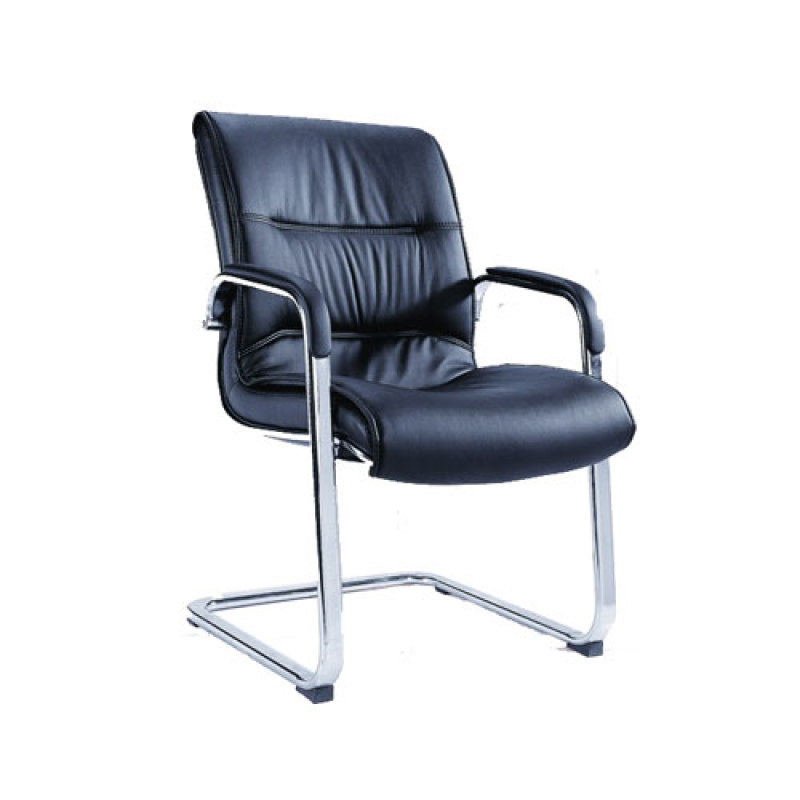 Yingfung Visitor Chair with PU Leather and Chrome Base (YF-2021)