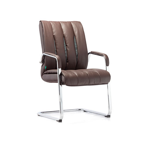 Wholesale Leather Office Visitor Chair With Metal Frame(YF-2373)
