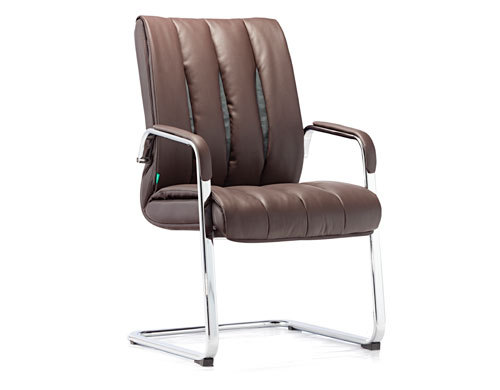 Wholesale Leather Office Visitor Chair With Metal Frame(YF-2373)