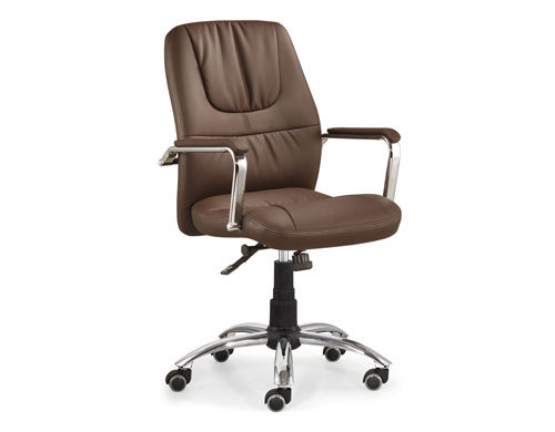 Wholesale Mid-Back Office Chair With PU Wheel And Chrome Base(YF-3065-2)