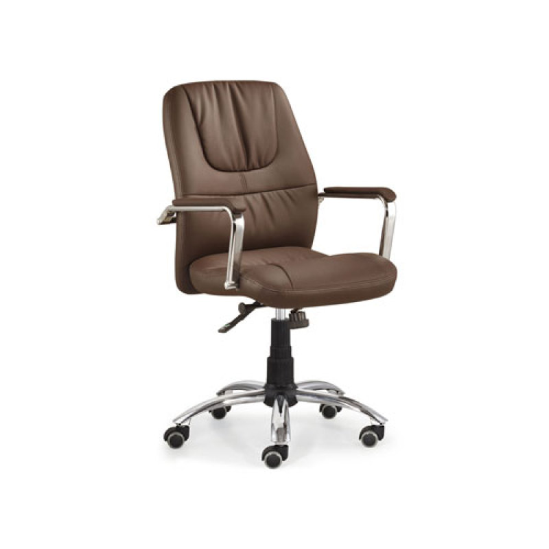 Wholesale Mid-Back Office Chair With PU Wheel And Chrome Base(YF-3065-2)