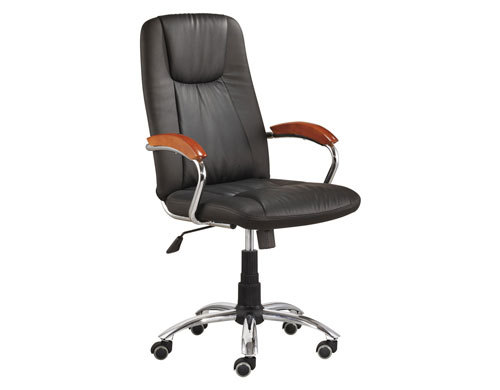 Wholesale swivel PU executive chair with stainless steel frame(YF-3079)