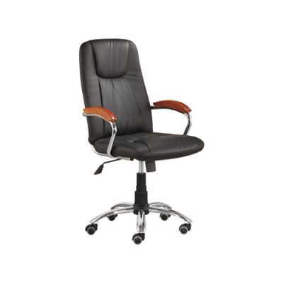 Wholesale swivel PU executive chair with stainless steel frame(YF-3079)