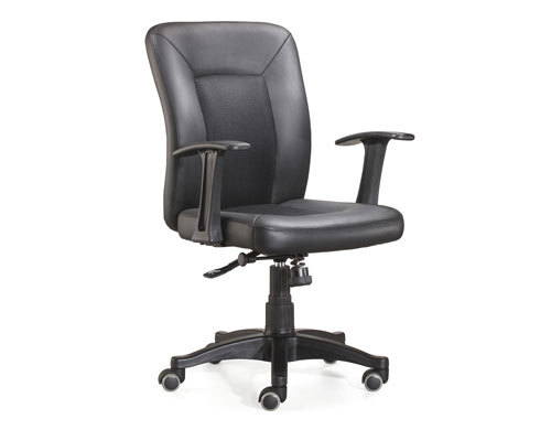 Wholesale Middle Back PU Task Chair With Nylon Aluminum And Base(YF-3802-2)